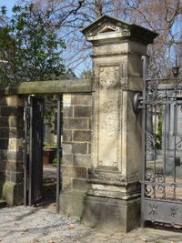 Restauration Tors&auml;ulen Tolkewitzer Friedhof 2